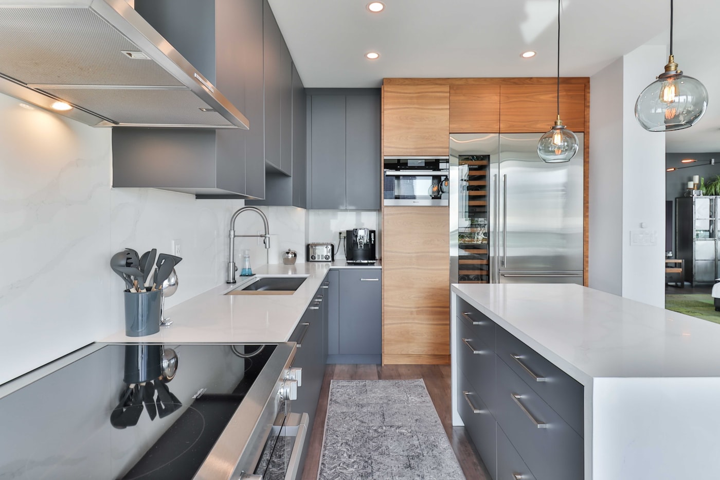 Renovated kitchen interior showcasing CFR Contracting craftsmanship